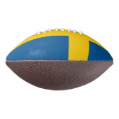 Amerikaans Football met Zweedse vlag / Zweden (Gedraaid 90)