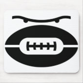 Amerikaans Football Mousepad Muismat (Voorkant)