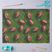 Amerikaans Football Naadloos Sportpatroon Tissuepapier (Craft)