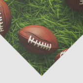 Amerikaans Football Naadloos Sportpatroon Tissuepapier (Detail)