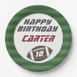 Amerikaans Football Navy Red, alle leeftijden van  Papieren Bordje