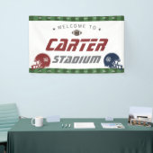 Amerikaans Football Navy Red, alle leeftijden van Spandoek (Beurs)