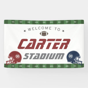 Amerikaans Football Navy Red, alle leeftijden van  Spandoek