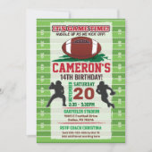 Amerikaans Football NFL Kinder of Volwassen Verjaa Kaart (Voorkant)