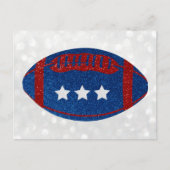 Amerikaans Football op 4 juli Briefkaart (Voorkant)