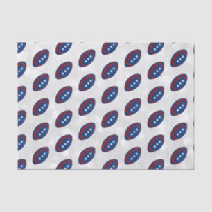 Amerikaans Football op 4 juli Tissuepapier