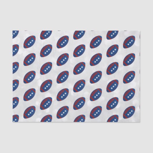 Amerikaans Football op 4 juli Tissuepapier (Voorkant)