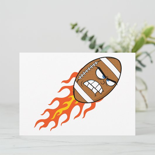 Amerikaans Football op branduitnodigingen Kaart