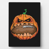 Amerikaans Football op Halloween Fotoplaat (voorkant)
