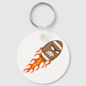 Amerikaans Football op vuur Sleutelhanger (Achterkant)