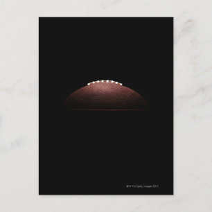 Amerikaans football op zwarte achtergrond briefkaart