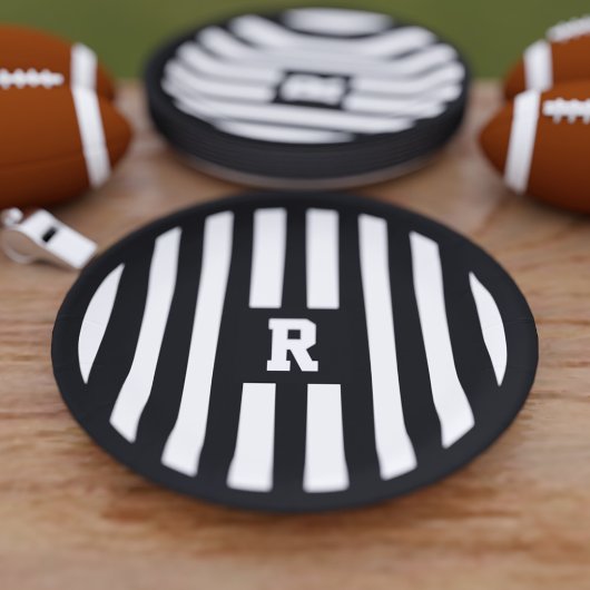 Amerikaans Football Party Reference Stripe Paper B Papieren Bordje