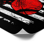 Amerikaans Football Patriottisch Sport Lover C Poster (Hoek)