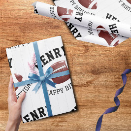 Amerikaans Football Patroon Cadeaupapier