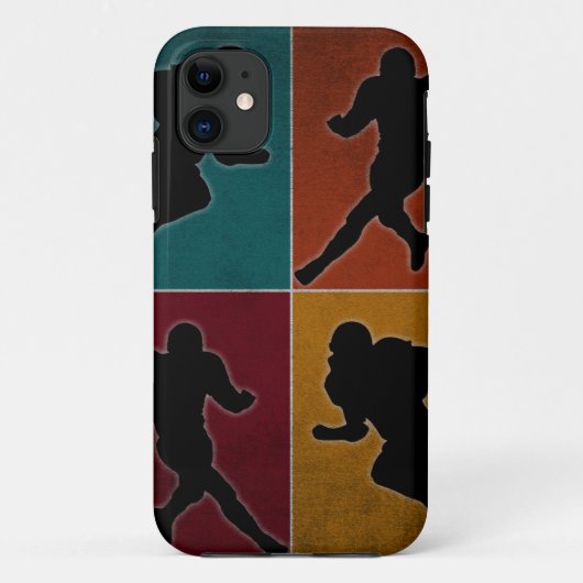 Amerikaans Football Player-kunstwerk Case-Mate iPhone Case (Achterkant)