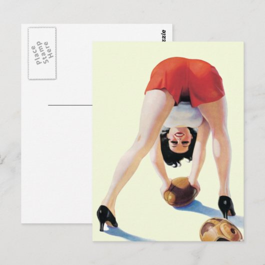  Amerikaans football poster Briefkaart (Voorkant / Achterkant)