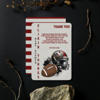 Amerikaans Football Rood & Zwart Baby shower