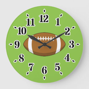 Amerikaans Football Rugby Ball Grote Klok