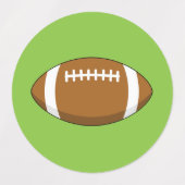 Amerikaans Football Rugby Ball Labels (Design 1)