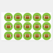 Amerikaans Football Rugby Ball Labels (Vel)