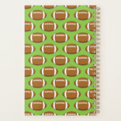 Amerikaans Football Rugby Ball Pattern Planner (Achterkant)