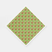 Amerikaans Football Rugby Ball Pattern Servet (Hoek)