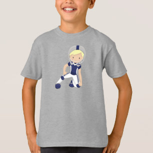 Amerikaans Football, Rugby, Cute Boy, Blond haar T-shirt