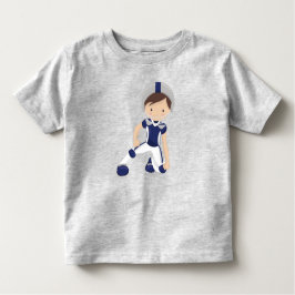 Amerikaans Football, Rugby, Cute Boy, Brown Hair Kinder Shirts