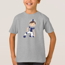 Amerikaans Football, Rugby, Cute Boy, Brown Hair T-shirt
