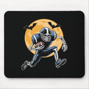 Amerikaans Football Skelet Halloween Football Mann Muismat
