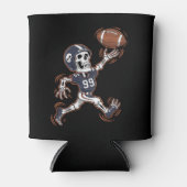 Amerikaans Football Skeleton Halloween Football Blikjeskoeler (Voorkant)