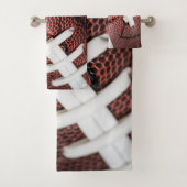 Amerikaans Football Sluiten Foto Bad Handdoek (Insitu)