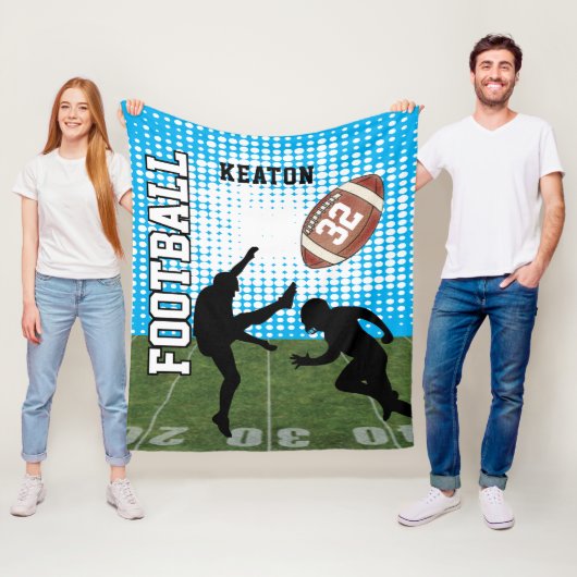 Amerikaans Football 🏈 - Spaartijd Fleece Deken (In situ)