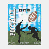 Amerikaans Football 🏈 - Spaartijd Fleece Deken (Voorkant)