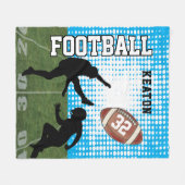Amerikaans Football 🏈 - Spaartijd Fleece Deken (Voorkant (Horizontaal))