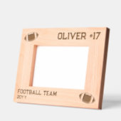 Amerikaans Football Speler Nummer & Naam Gegraveerde Lijstjes (Links)