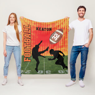 Amerikaans Football 🏈 - Sportspel Fleece Deken