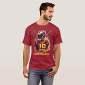 AMERIKAANS FOOTBALL T-SHIRT (Voorkant volledig)