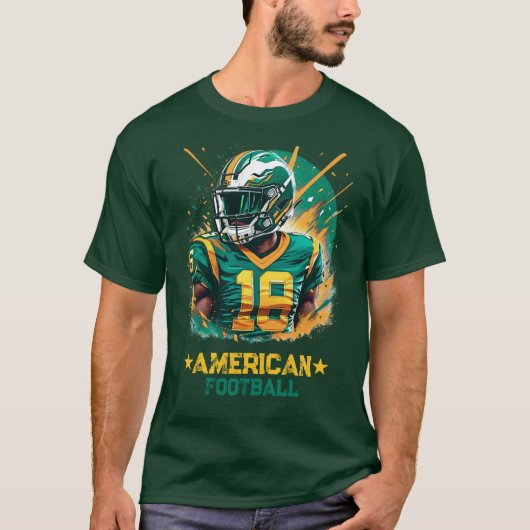 AMERIKAANS FOOTBALL T-SHIRT (Voorkant)