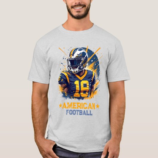 AMERIKAANS FOOTBALL T-SHIRT (Voorkant)