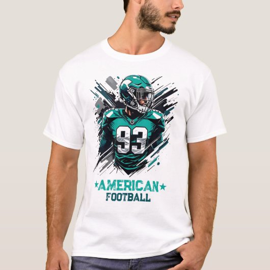 AMERIKAANS FOOTBALL T-SHIRT (Voorkant)