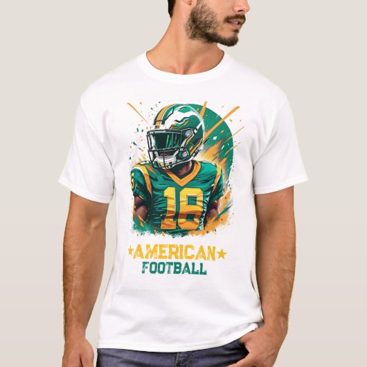AMERIKAANS FOOTBALL T-SHIRT (Voorkant)