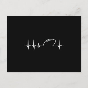 Amerikaans Football Team Hartslag Speler Gift Briefkaart