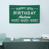Amerikaans football thema Happy Birthday party Spandoek (Beurs)