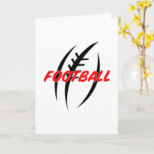 Amerikaans Football USA Speler Sport Spel Gift Ide Kaart (Gele Bloem)