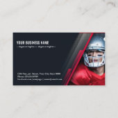 amerikaans football visitekaartje (Achterkant)