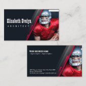 amerikaans football visitekaartje (Voorkant / Achterkant)