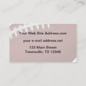 Amerikaans Football Visitekaartje (Achterkant)