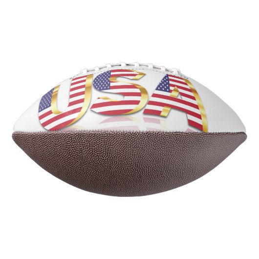 Amerikaans Football voor de vlag - Verenigde State (Gedraaid 90)