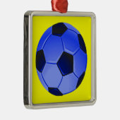 Amerikaans Football voor Voetbal of Associatie Metalen Ornament (Rechts)